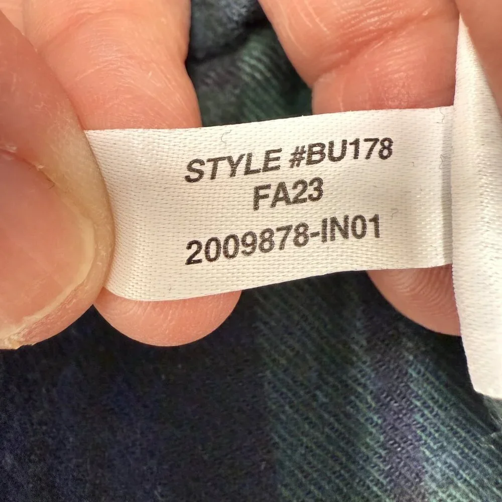 EUC‎ Men's J. CREW Classic Plaid Flannel 